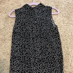 H&M’s black and white polka dot tank top